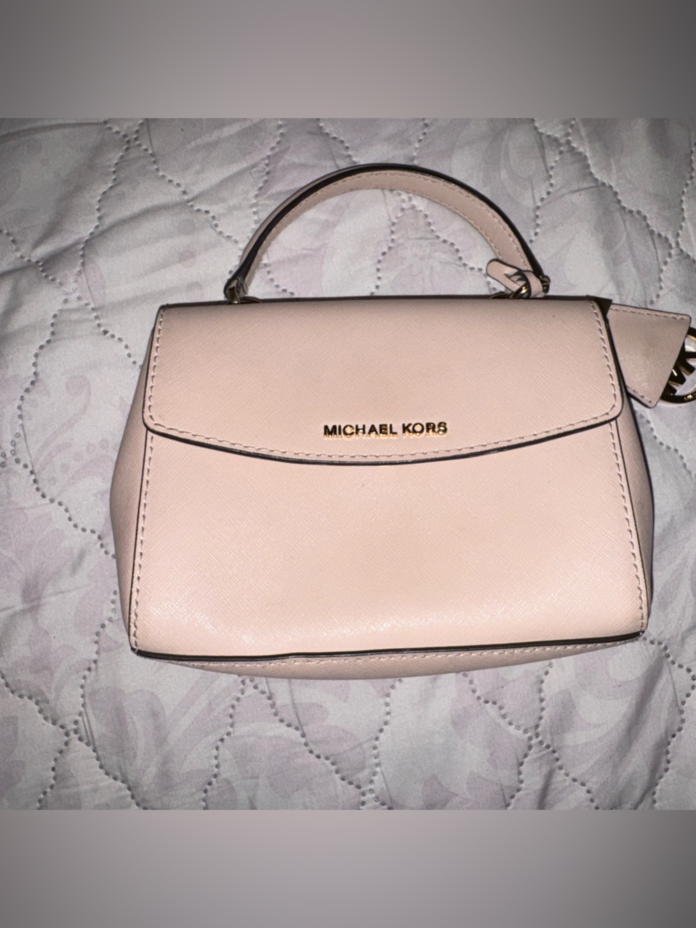 Michael Kors Blush Pink Mini Top-Handle Bag